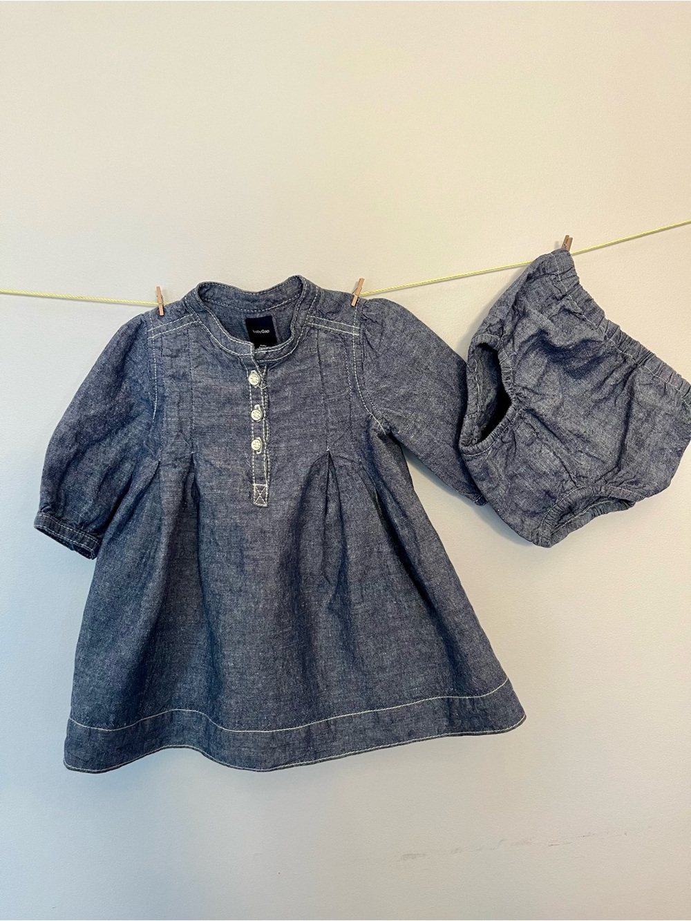 GAP BabyGap Chambray Top Dress - Denim Blue